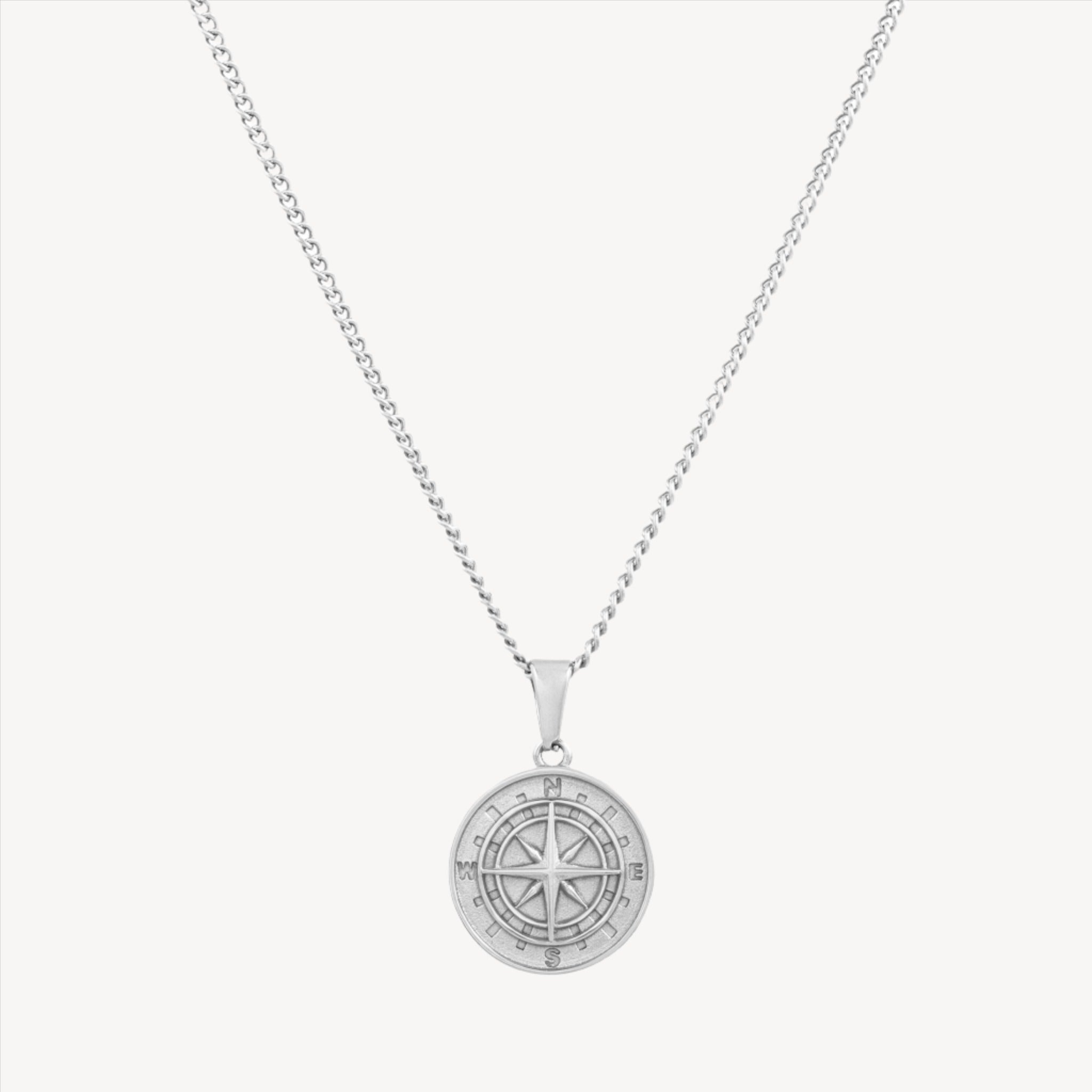 COMPASS PENDANT (SILVER)