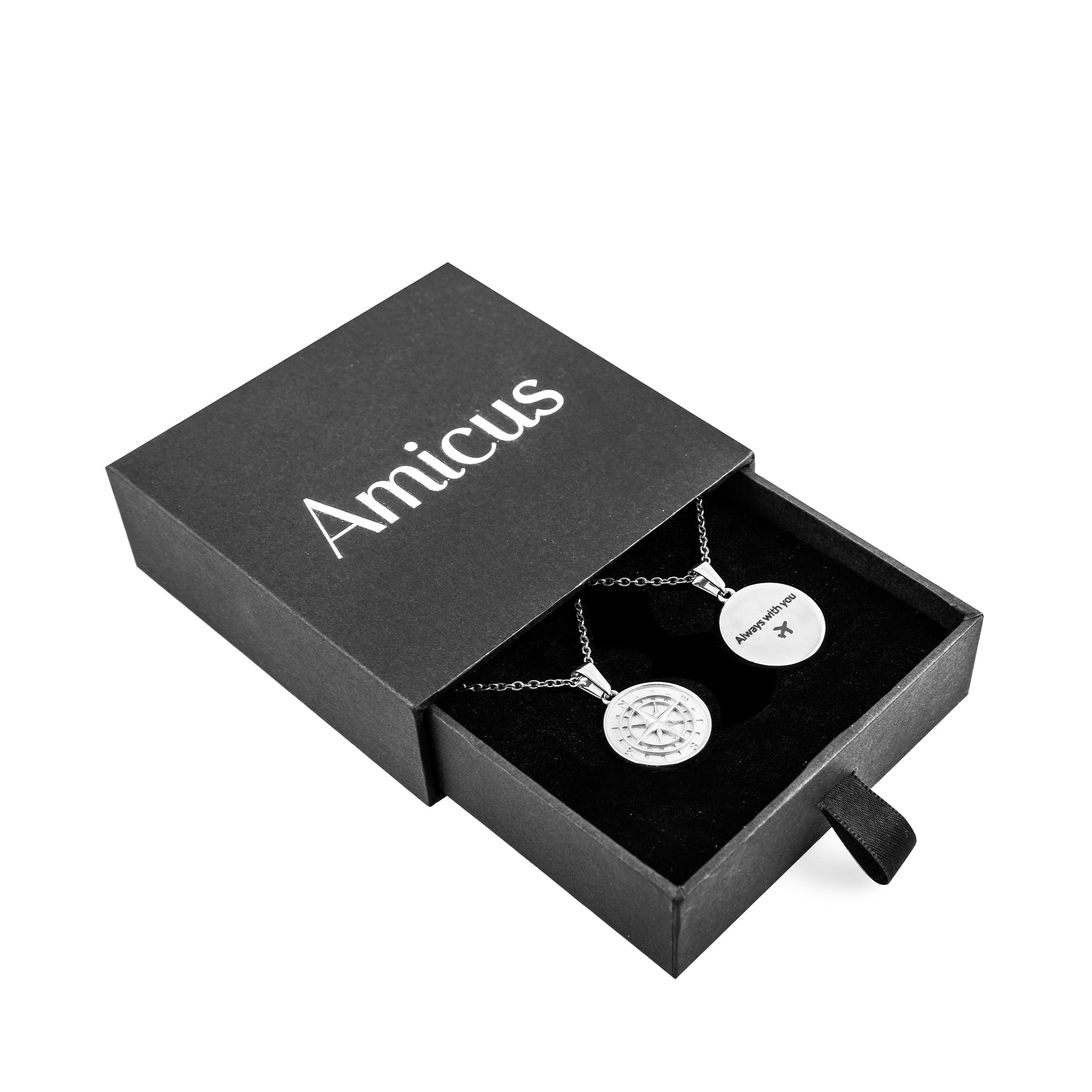 Compass Pendant (Silver)
