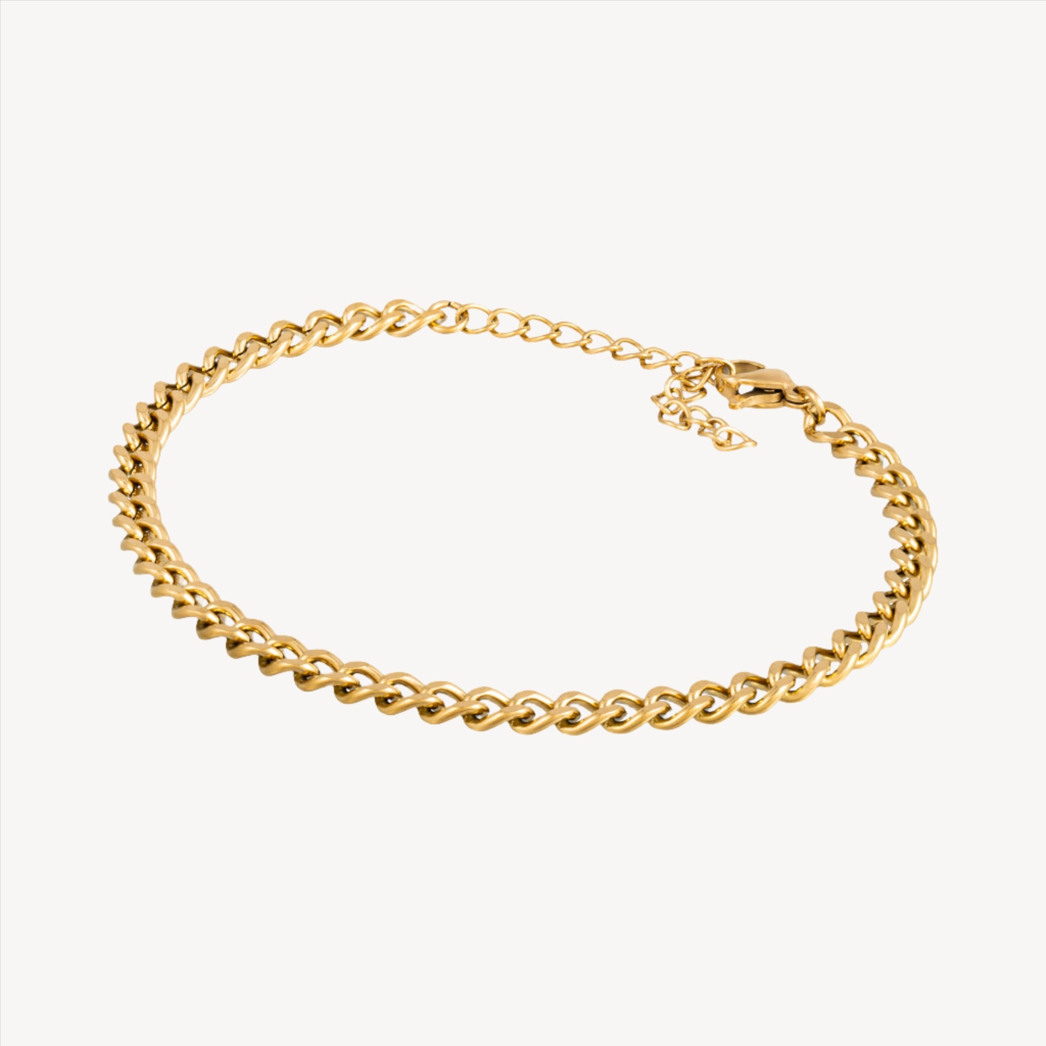 CUBAN BRACELET (GOLD) 4MM