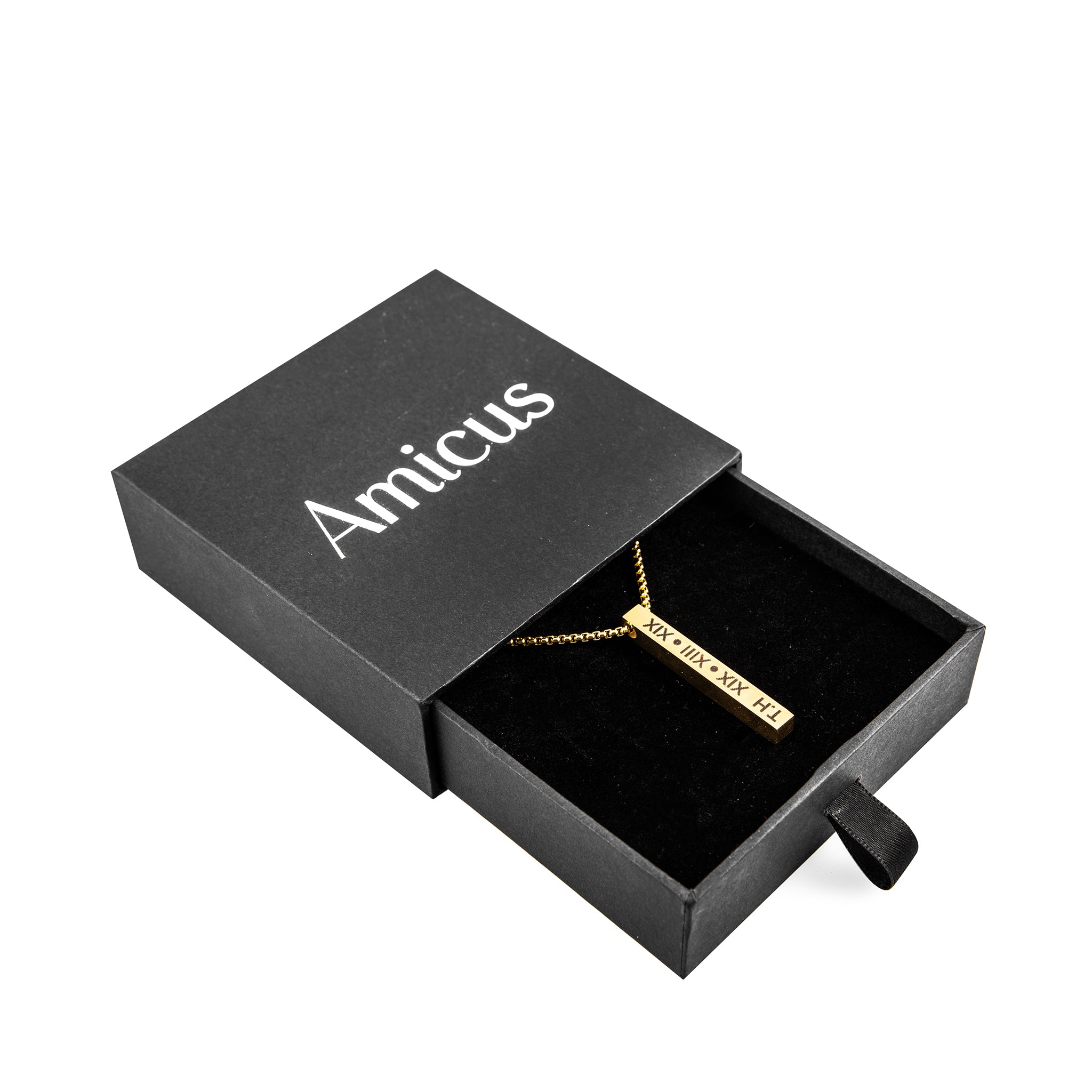 Rectangle pendant (Gold)
